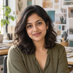 Aisha Rahman, fictional creator portrait